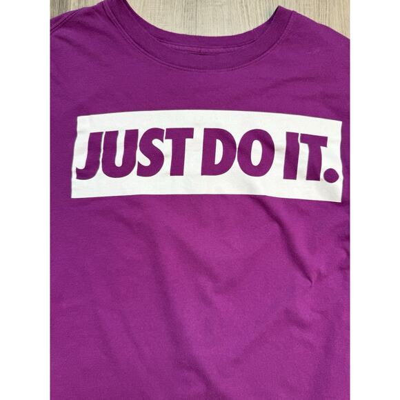 Nike Men's Dri Fit “Just Do It” T Shirt Punk Size Medium - Picture 3 of 7